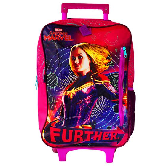 Imagem de Mochila Escolar De Roda Capitã Marvel Os Vingadores Dermiwil