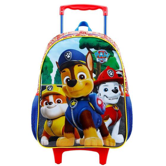 Imagem de Mochila Escolar de Rodas Patrulha Canina Paw Patrol Original - Xeryus