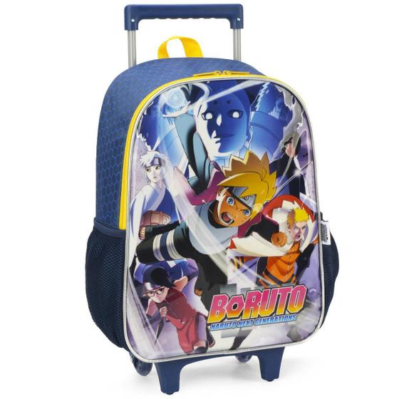 Imagem de Mochila Escolar De Rodinha Boruto -