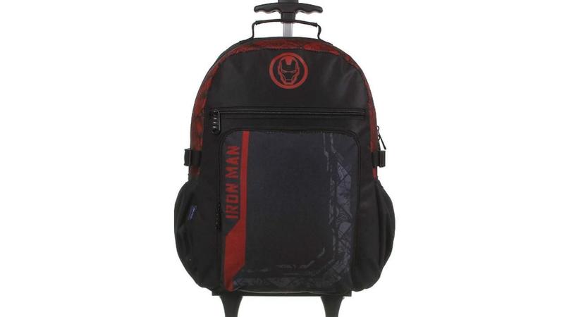 Imagem de Mochila Escolar De Rodinha Marvel Comics Iron Man