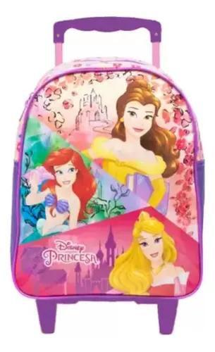 Imagem de Mochila Escolar De Rodinha Princesas Disney 40cm da Xeryus Ref 11070