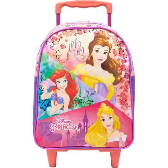 Mochila Escolar De Rodinha Princesas Rosa - Xeryus Menor preço em Mochila Escolar De Rodinha Princesas Rosa - Xeryus