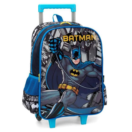 Imagem de Mochila Escolar de Rodinhas Batman e Coringa ul - Luxcel