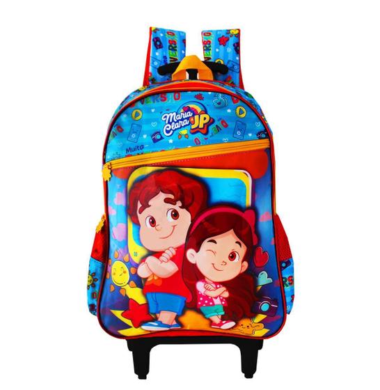 Imagem de Mochila Escolar De Rodinhas Maria Clara & Jp Masculina ul