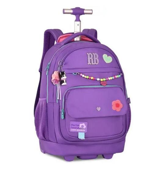 Imagem de Mochila Escolar de Rodinhas Rebecca Bonbon Miçanga  varias cores RB24592 - Clio STYLE