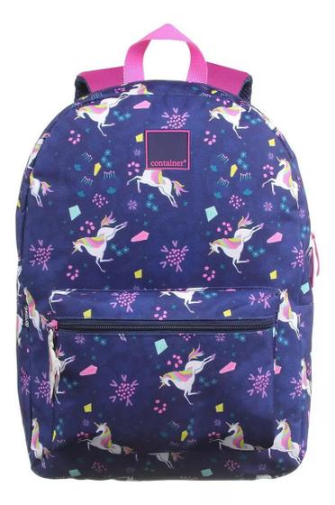 Imagem de Mochila Escolar Dermiwil Unicórnio Roxa Container 37805