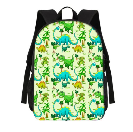 Imagem de Mochila Escolar Dinossauro Verde Volta as Aulas