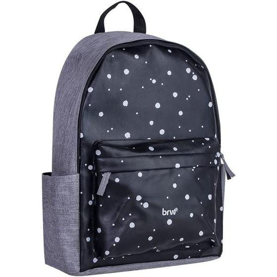 Imagem de Mochila Escolar Estampada Black Estonado BRW Preta