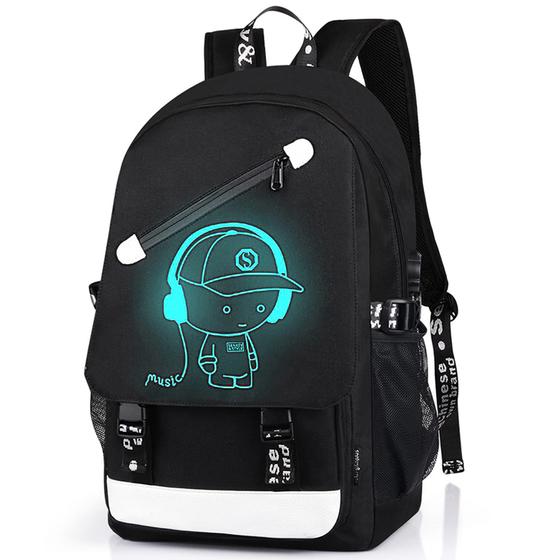 Imagem de Mochila Escolar FEWOFJ para Meninos com Porta-Laptop 15,6"