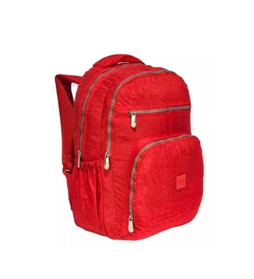 Imagem de Mochila Escolar Grande Em Naylon Tactel Reforçada Crinkle