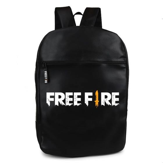 Imagem de Mochila Escolar Grande Game Free Fire Infantil Meninos Meninas Alças Reforçadas Volta as Aulas