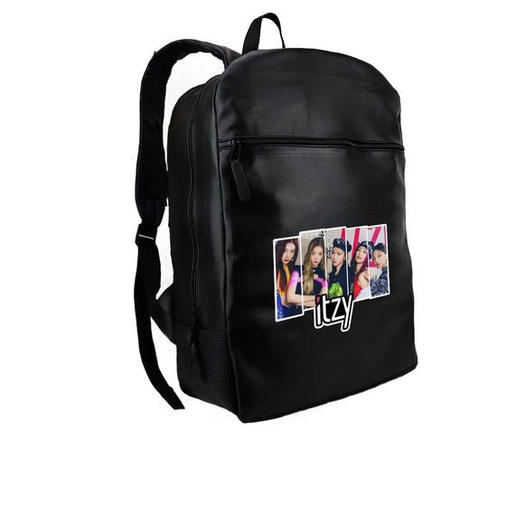 Imagem de Mochila Escolar Grande Infantil Alças Reforçadas Volta as Aulas K-pop ITZY