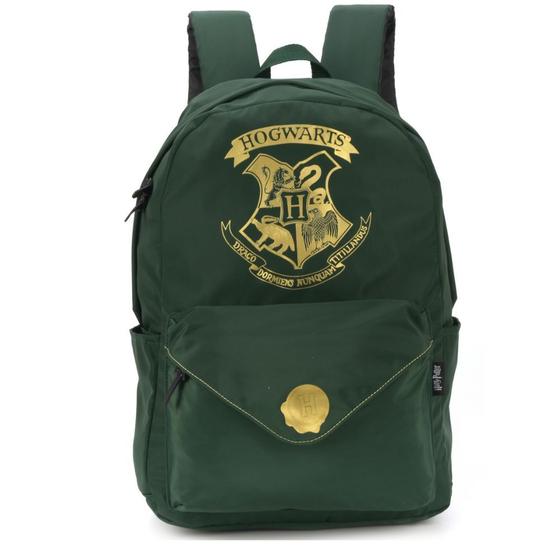 Imagem de Mochila Escolar Harry Potter Brasão Verde - Luxcel