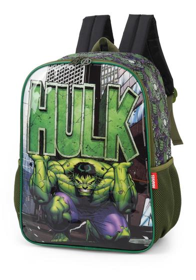 Mochila Escolar Hulk Mochila Escolar Hulk Luxcel, Preta