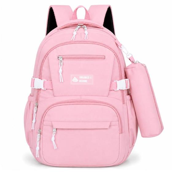 Mochila Escolar Impermeável Bolsa Grande Reforçada Notebook - Premium