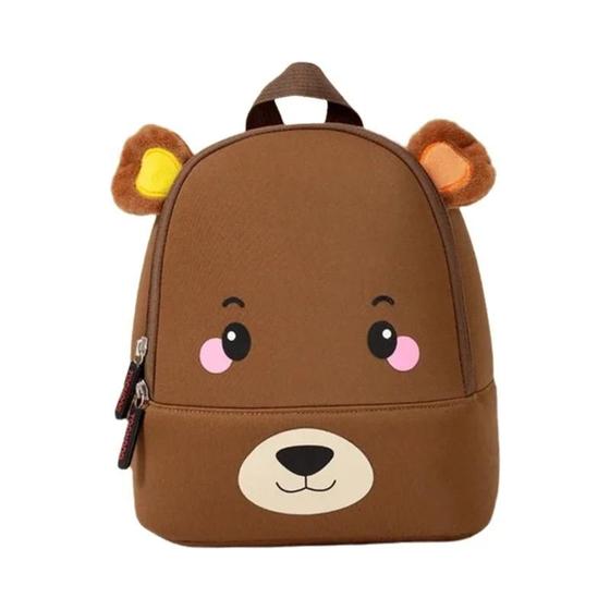 Imagem de Mochila Escolar Infantil 3D com Desenhos de Animais - Mini Bolsa para Meninos e Meninas