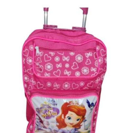 Imagem de Mochila escolar infantil com rodinhas meninas e meninos