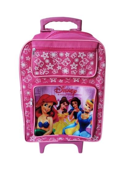 Imagem de Mochila Escolar Infantil Com Rodinhas Para Meninas Princesas