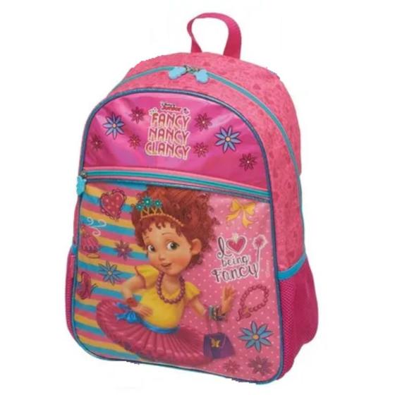 Imagem de Mochila Escolar Infantil Costas Reforçada Fancy Nancy Clancy