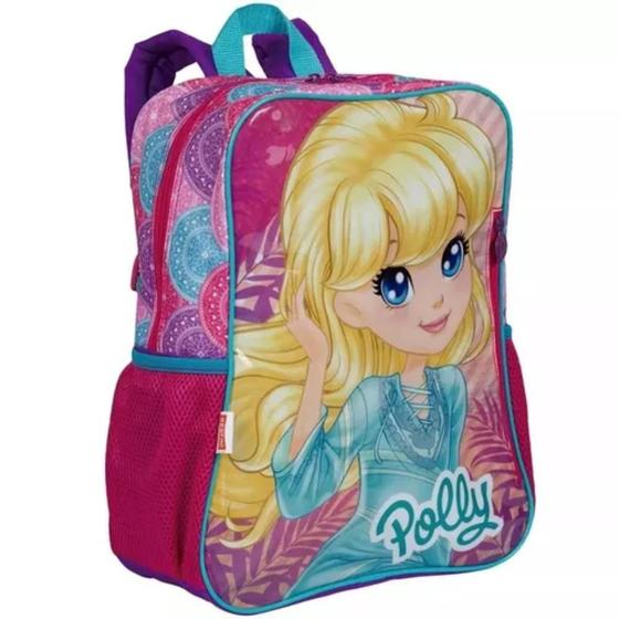 Imagem de Mochila Escolar Infantil Costas Reforçada Polly