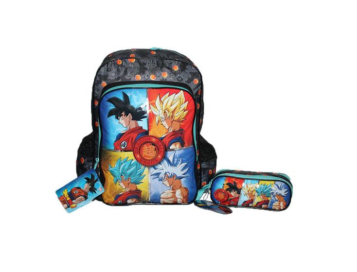 Mochila Escolar Infantil Dragon Ball Clio Com Estojo Duplo Cor Azul - Mochila Infantil - Magazine Luiza Mochila Escolar Infantil Dragon Ball Clio Com Estojo Duplo Cor Azul - Mochila Infantil - Magazine Luiza