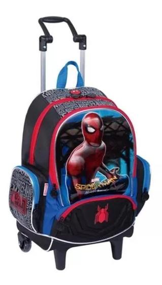 Mochila Escolar Infantil Homem Aranha 3d Rodinhas Sestini Menor preço em Mochila Escolar Infantil Homem Aranha 3d Rodinhas Sestini
