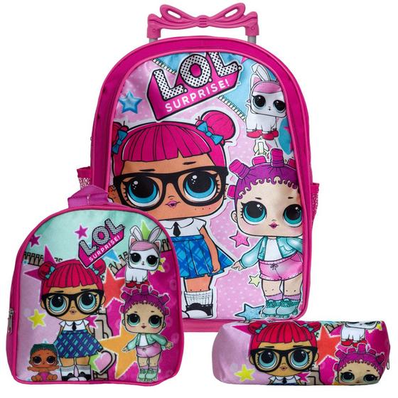 Imagem de Mochila Escolar Infantil Lol Surprise Com Rodinhas