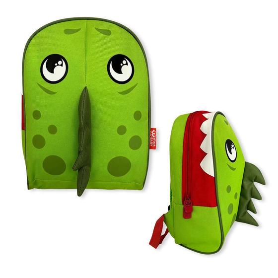 Imagem de Mochila Escolar Infantil Maternal Unissex Dinossauro Verde