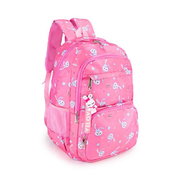 Imagem de Mochila Escolar Infantil Menina Feminina Coelhinho Fofo