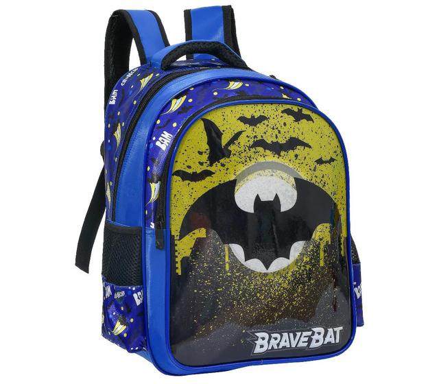 Imagem de Mochila escolar Infantil menino batman para criança de costa grande