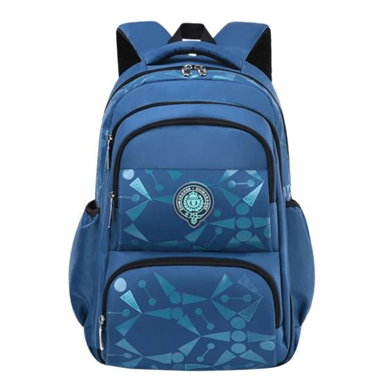 Imagem de Mochila Escolar Infantil Meninos Masculina Bolsa Espaço Para Notebook Garrafa Fichário