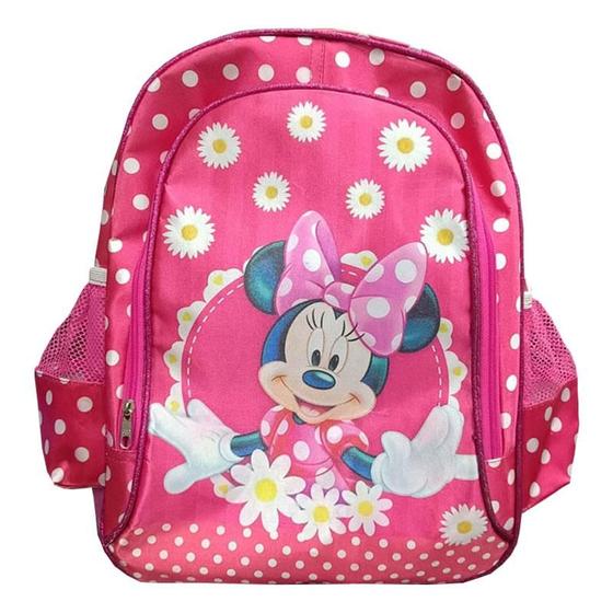 Imagem de Mochila Escolar Infantil Minnie 14 Rosa - ABCD