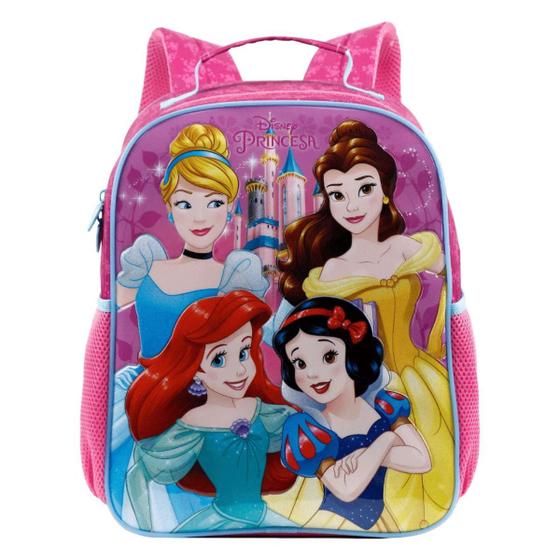 Imagem de Mochila Escolar Infantil Princesas Disney - Xeryus