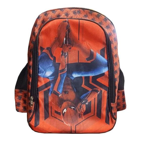 Imagem de Mochila Escolar Infantil Spider Man Vermelho - ABCD