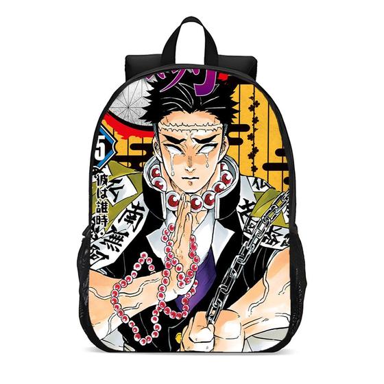 Imagem de Mochila Escolar Infanto Juvenil Anime Gyomei  Demon Slayers Novidades 0341