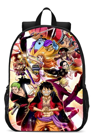 Imagem de Mochila Escolar Infanto Juvenil Anime Mangá Luffy e Bando Novidade Geek Skin 161