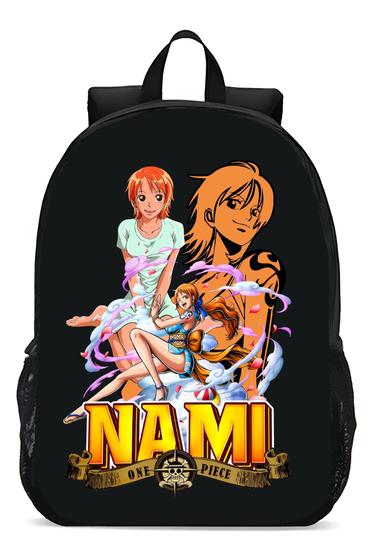 Imagem de Mochila Escolar Infanto Juvenil Anime Mangá One Piece Nami Novidade Geek Skin 0065