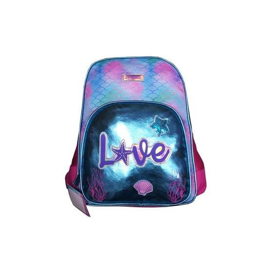 Imagem de Mochila Escolar Infanto Juvenil Love Girls Sereia Yepp