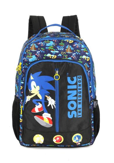 Imagem de Mochila Escolar Juvenil Grande Personagem SONIC Original