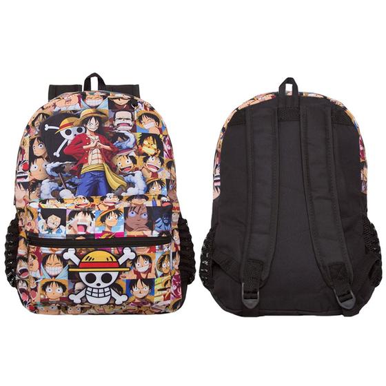 Imagem de Mochila Escolar Juvenil Infantil Masculina One Piece Toys 2U