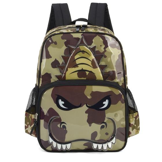 Imagem de Mochila Escolar Luxcel Camuflado Animais 37741