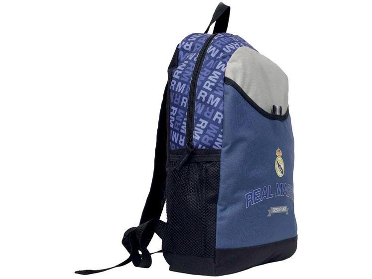 Imagem de Mochila Escolar Maccabi Art 20L Real Madrid - Time de Futebol Azul