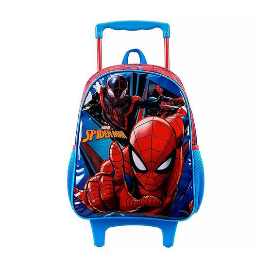 Imagem de Mochila Escolar Mala com Rodas 14 Spider Man X1 11651 - Xeryus