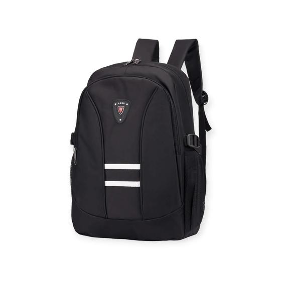 Imagem de Mochila Escolar Masculina Impermeável Preta 40litros