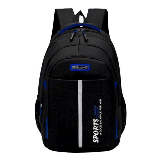 Imagem de Mochila Escolar Masculina Reforçada Sports Trabalho BL-1180