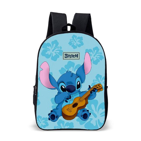 Imagem de Mochila Escolar Masculino Feminino Stitch Volta às Aulas