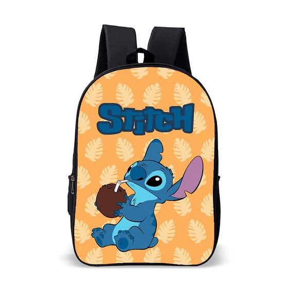 Imagem de Mochila Escolar Masculino Feminino Stitch Volta às Aulas