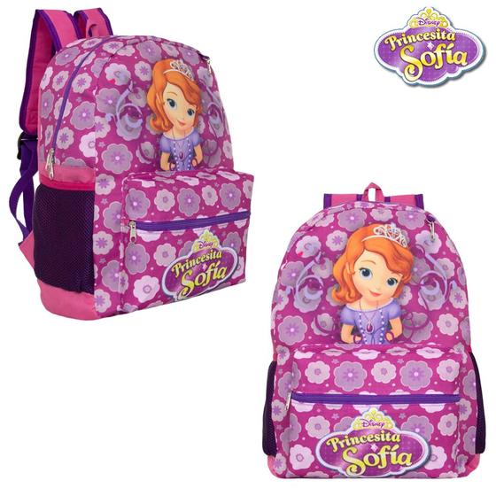 Imagem de Mochila Escolar Menina Princesa Sofia Aula Costas Toys 2U