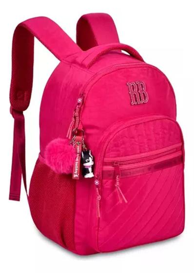 Imagem de Mochila Escolar Menina Rebecca Bonbon Costas Rosa Rb24515