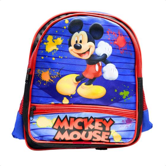 Imagem de Mochila Escolar Minnie Mickey Mouse Infantil Menino Menina